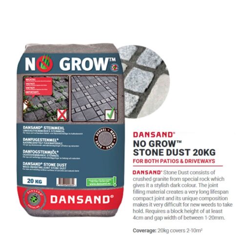 Dansand No Grow - Stone Dust Grey- 20KG x 2 Packs - Image 2